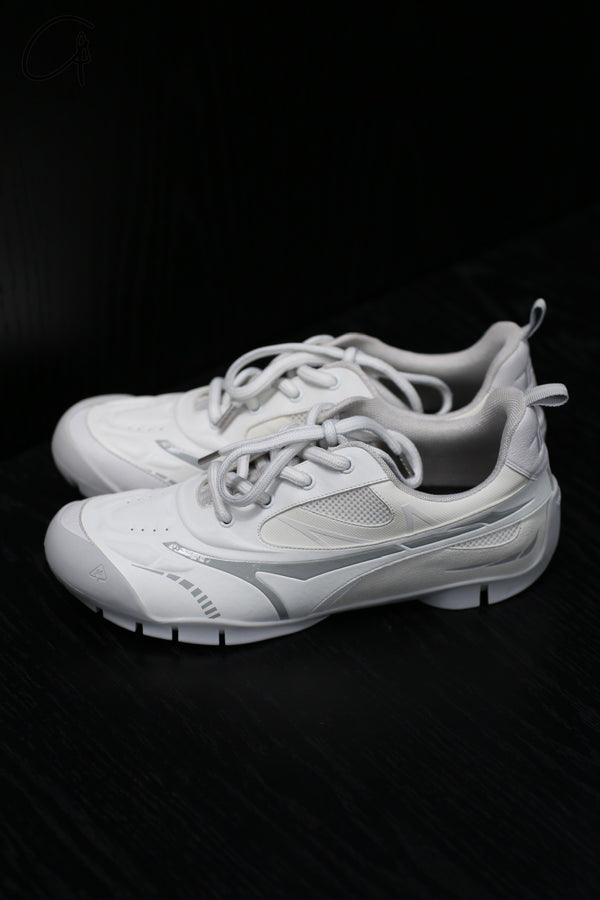 untitlab lace-up racing sneaker series UTB-UN031105-NY cream PU8